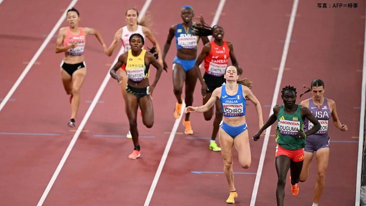 女子800m予選 久保凛 7着で予選敗退、世界陸上デビューで堂々の走りを見せる【世界陸上】