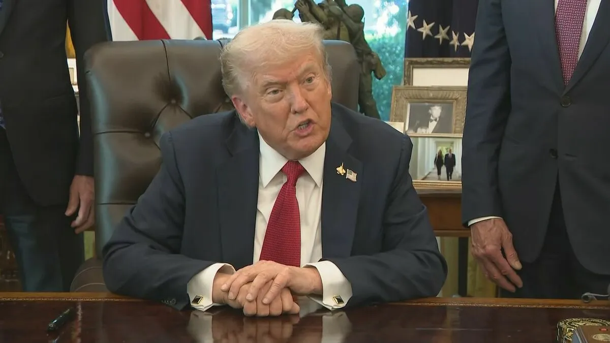 トランプ大統領「ほぼ決めた」 ウクライナへのトマホーク供与の検討を進めていることを強調