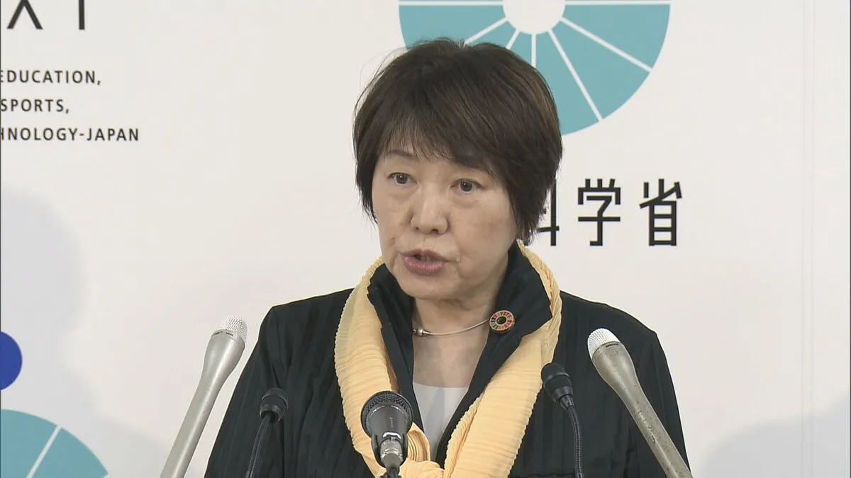 阿部文科大臣　自民総裁選の前倒し求めず　「石破内閣の一員として行政を停滞させず課題に取り組む」
