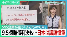 SNSで「醜形恐怖症」発症も　メタ社も狙う「子どものSNS利用」にEU規制　3歳未満は全面禁止…日本は「不登校児の居場所」配慮で慎重議論【サンデーモーニング】