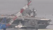 米軍が中東に展開中の空母を交代へ　2隻のうち1隻を　去年11月からの長期任務を受けて