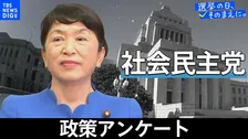 政策アンケート全文掲載＜社会民主党＞【衆議院選挙2026】