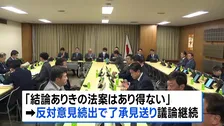 自民党　議員定数削減法案の了承を見送り　党内で異論相次ぐ