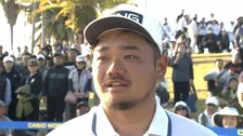 大岩龍一が涙のツアー初優勝！「ちょっと長かった」砂川との激しいプレーオフ制す、賞金王争いは最終戦へ