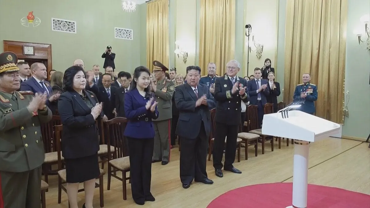 北朝鮮・金正恩総書記が娘とともに平壌のロシア大使館を訪問 「同盟関係を絶えず強化し発展させていく」と演説 ロシアの対ドイツ戦勝80年の記念日に合わせ