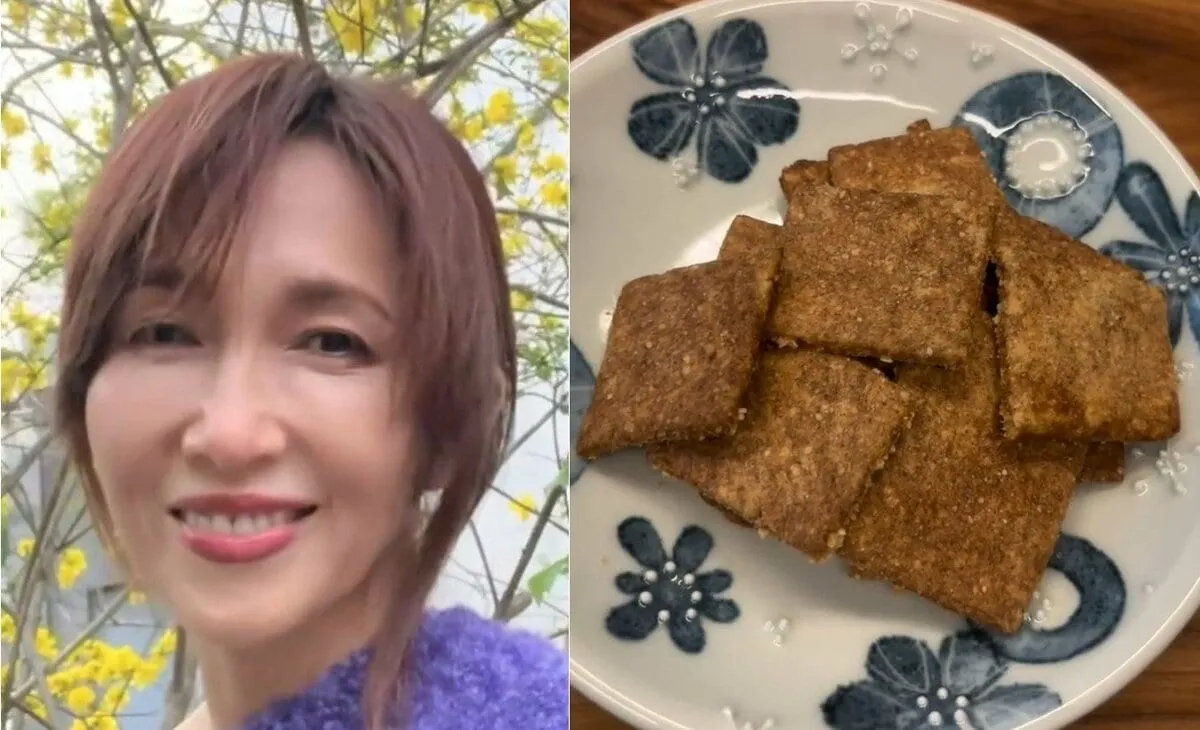 【 工藤静香 】 「自然の力をぎゅっと詰め込んだヘルシークッキー」　ＳＮＳに動画で紹介　「ワクワクしませんか？笑」