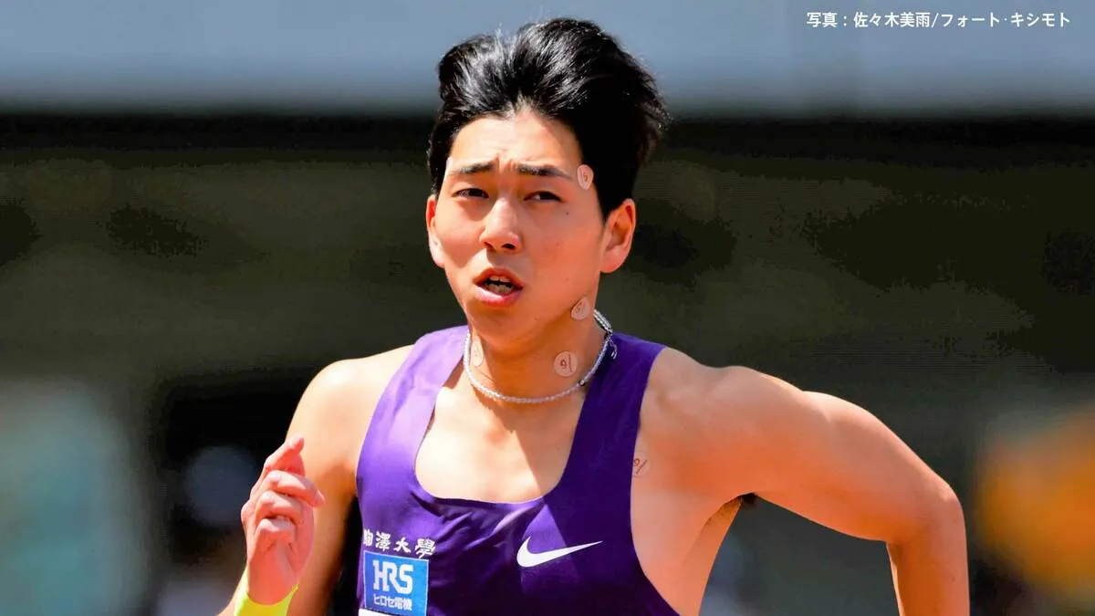 男子800m、駒澤大・落合晃は1分48秒01で5着　石井優吉は自己ベスト迫る力走で4着【陸上・アジア選手権】
