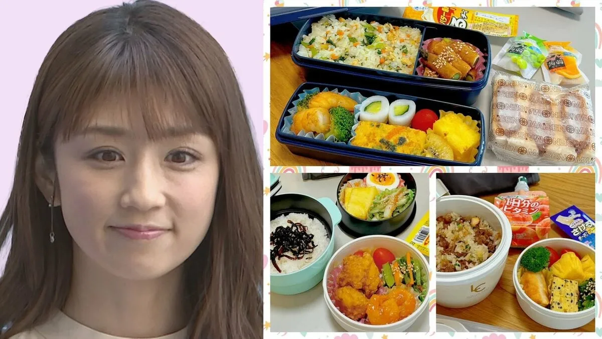 【 小倉優子 】　「『お弁当美味しかったよ〜！』の一言で、また明日は何を入れようか考えるのが楽しくなっています」　お弁当作りの楽しさを実感