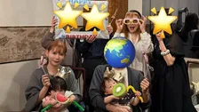 【 中川翔子 】　双子の1歳誕生日会を「親子4世代」思い出の中華店で報告　 父・勝彦さんとの幼少期ショットも公開「41年通っている！」