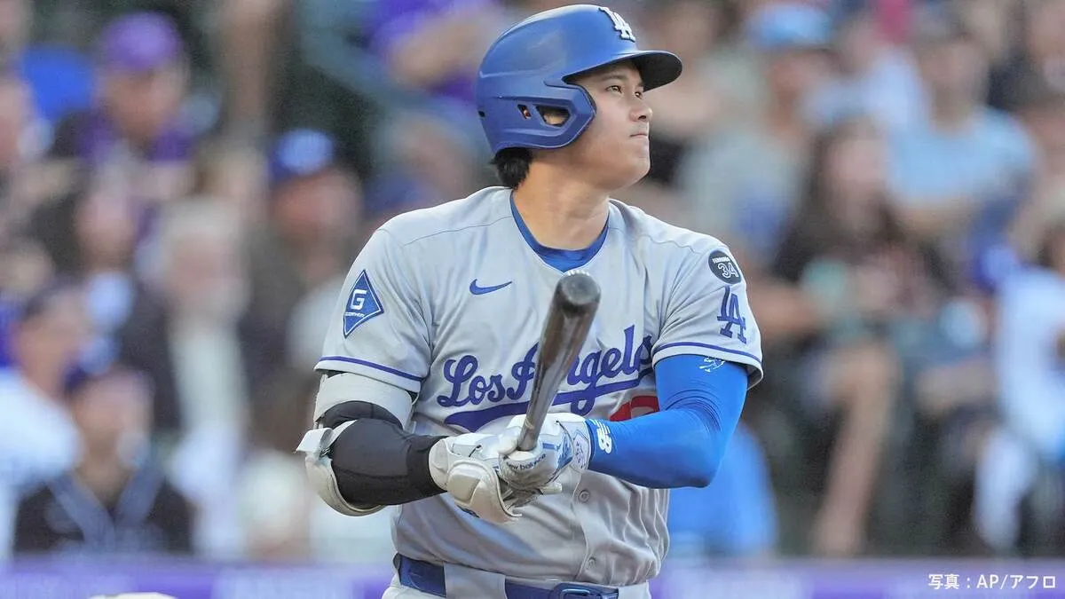 大谷翔平 6戦ぶり44号＆2打点、ド軍11得点で快勝！リーグ首位タイで激しいHR王争い、明日は今季10度目二刀流へ
