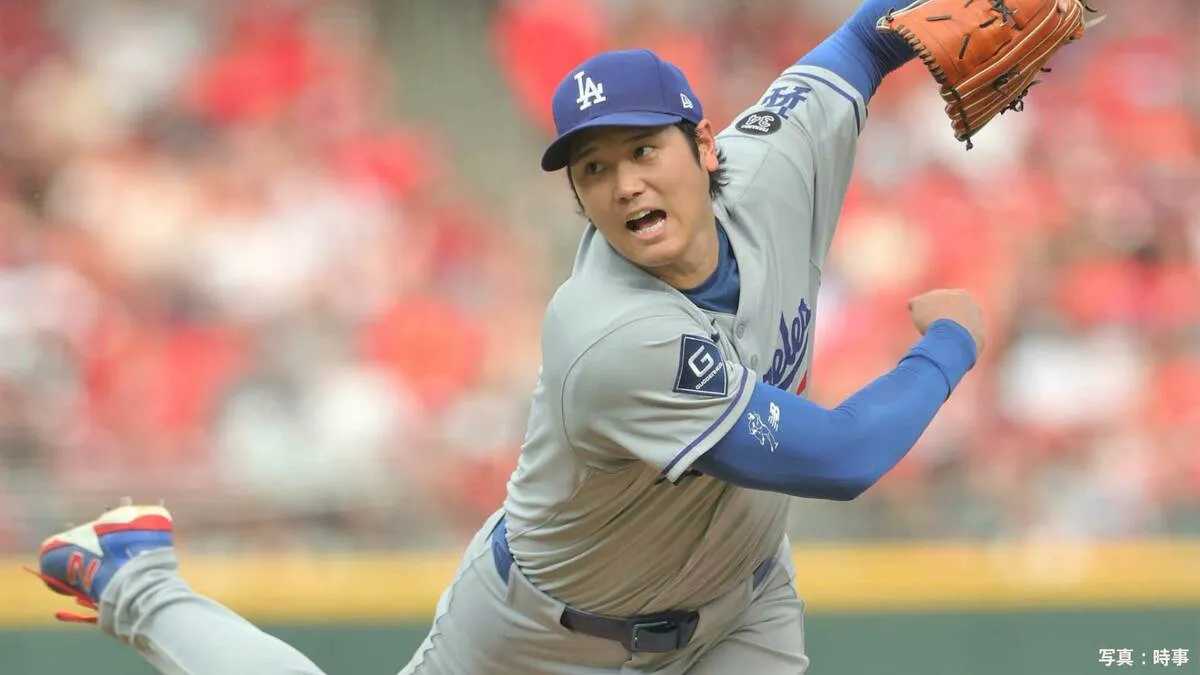 大谷翔平、トラウトを“スイーパー”で見逃し三振！WBC決勝以来の夢の対決、初回“打者大谷”はいきなり三塁打→先制のホーム