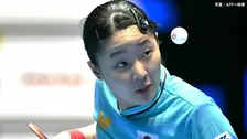 張本美和が圧巻の強さで準決勝進出！韓国のエース・シン・ユビンに付け入るスキを与えず快勝【WTTチャンピオンズ横浜】
