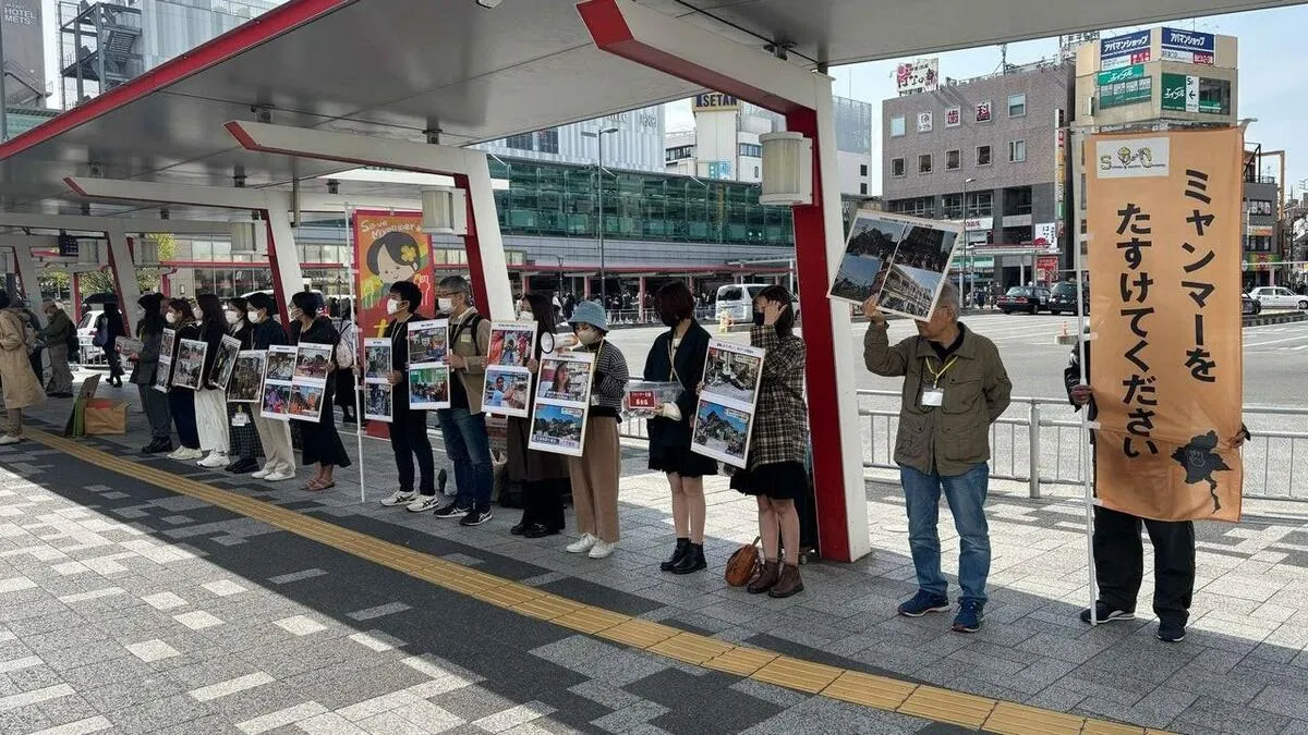 3月の大地震後のミャンマーの現状や支援について、在日ミャンマー人が伝え、訴えたいこと
