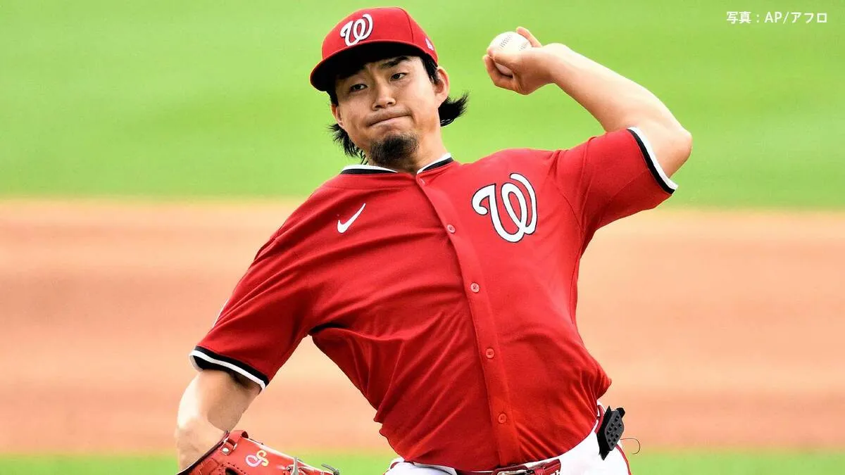 ナショナルズ小笠原慎之介 3回途中4失点で黒星 メジャー初登板も1回に3連打で失点、降雨中断に味方のエラーと厳しいデビュー