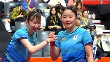張本＆早田の“みわひな”ペアが60年ぶり金メダルに王手　香港ペアにストレート勝利で決勝進出【アジア大会・女子ダブルス】