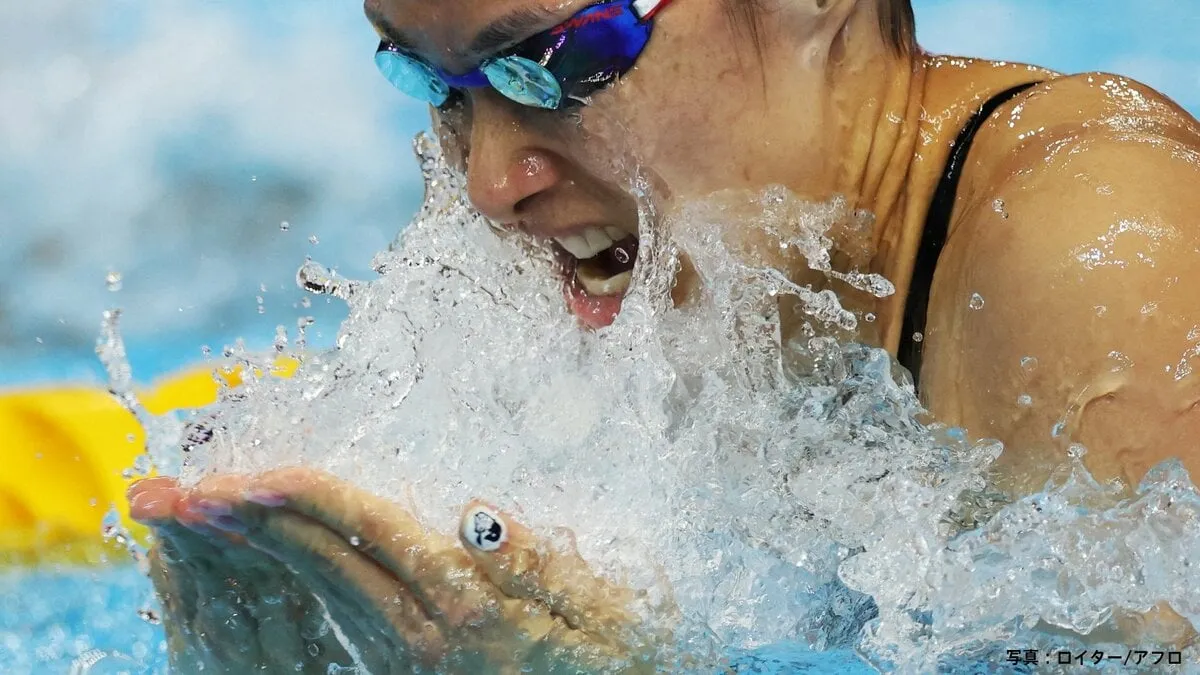 3種目出場の34歳・鈴木聡美、100m平泳ぎは1分06秒13の全体3位で準決勝進出　池江璃花子は100ｍバタフライで準決勝敗退【世界選手権】