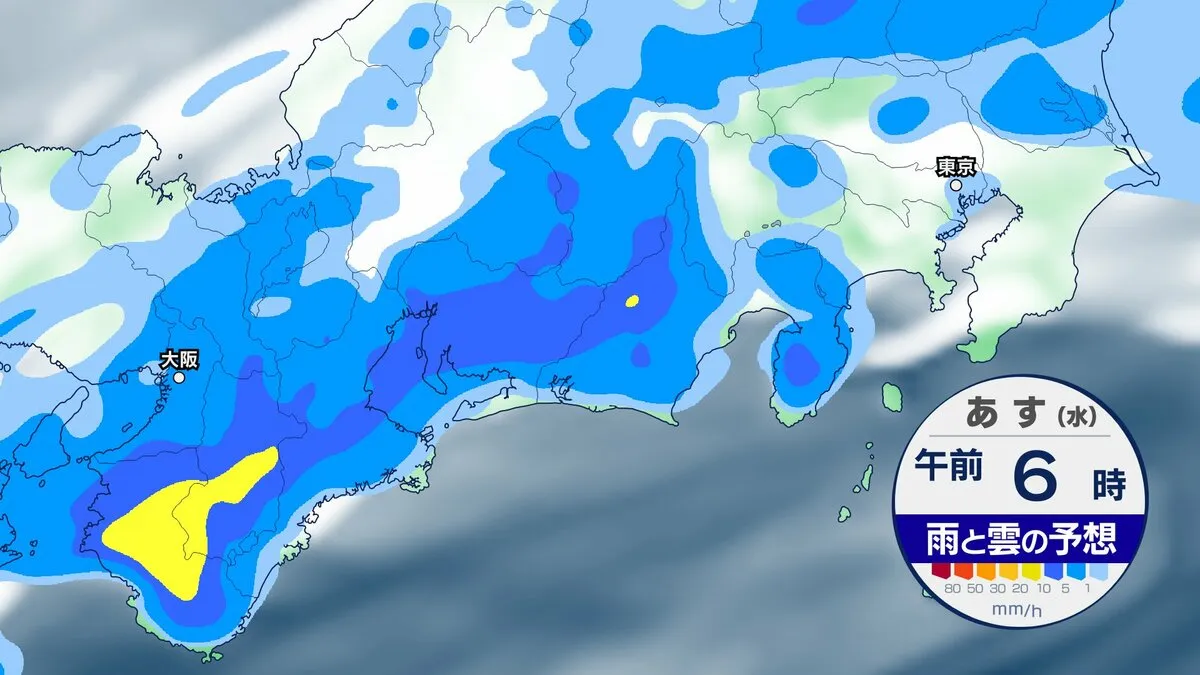 【大雨情報】梅雨前線が活発化 東海地方は今夜から“警報級の大雨”の恐れ　雷を伴った激しい雨のところも【今後の雨予想シミュレーション】愛知・岐阜・三重・静岡の天気