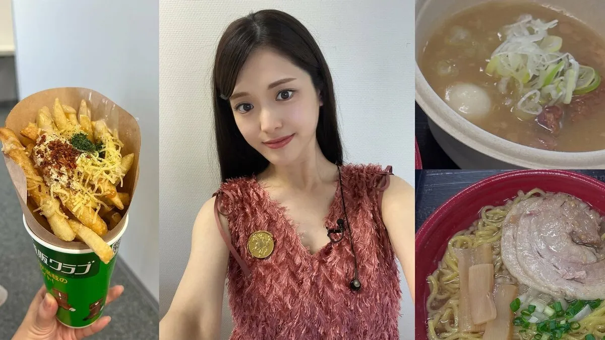 【 松村沙友理 】 「美味しくないわけがない」　新潟競馬場グルメを堪能　背脂ラーメンからモツ煮、フライドポテトまで3品を詳細レポート