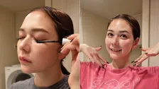 【 村重杏奈 】「美肌と美乳を維持しつつ呑んで食べて笑う！」メイク落としつつアラサーへの決意語る「村重みたいなキャリアウーマンになりたいと思われたい」