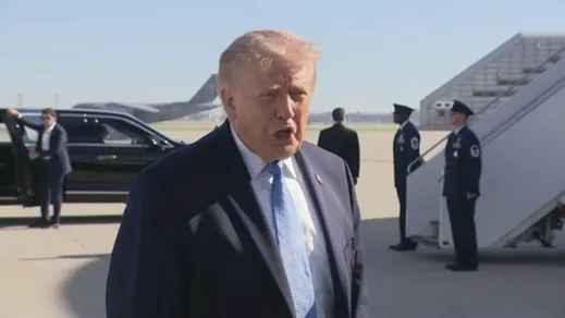 トランプ大統領　イランとの協議 今週実施との見通しを示す　米メディアインタビュー　「イランは合意を望んでいるが私が望むものではない」とけん制も
