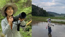 【 磯野貴理子 】「今日も田植えの準備です！」　巣作りする水鳥・カイツブリを見つけて「遠くから見守ろう」