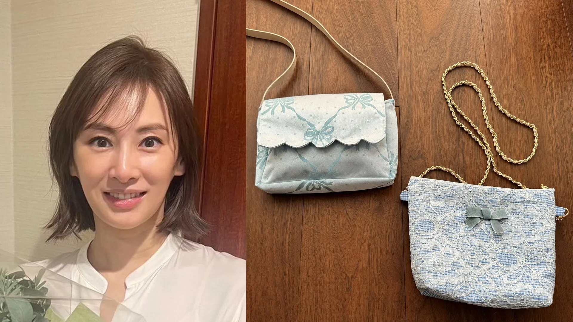 【北川景子】「娘も気に入ってくれました」長女4歳のために手作りしたポシェットとポーチを紹介