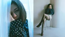 【 村重杏奈 】　「ほぼ、てんとう虫だった日」ドット柄コーデ披露　「疲れた」を言わない工夫に共感＆ストーリーズのメモが話題
