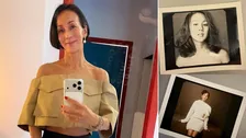 【 中村江里子 】30代初めの〝ポラ〟公開「昔も今もずーっとお美しい」　実家の片付け中に発掘 「ファッション撮影って楽しかったなぁ」