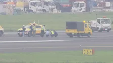 【速報】羽田空港C滑走路の中心部付近に深さ5センチほどの穴　修復作業で午後6時頃まで滑走路閉鎖し運航に影響