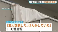 「けんかしていた」友人女性（33）を刺したか　福岡市の女（36）を逮捕　刺された女性は死亡　福岡市東区馬出の市営団地