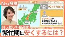 3人家族で92万円の見積もり？引っ越し料金が高騰　繁忙期でも数万円単位で削る“裏ワザ”【Nスタ解説】