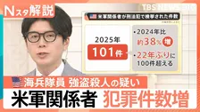 高市総理「極めて遺憾」再発防止徹底も…米軍関係者の刑法犯での検挙数100件超に【Nスタ解説】
