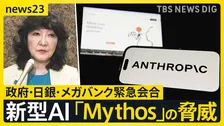 新型AI「Claude Mythos」の衝撃　金融システムへのサイバー攻撃のリスクも…政府はメガバンクのトップらと緊急会合【news23】