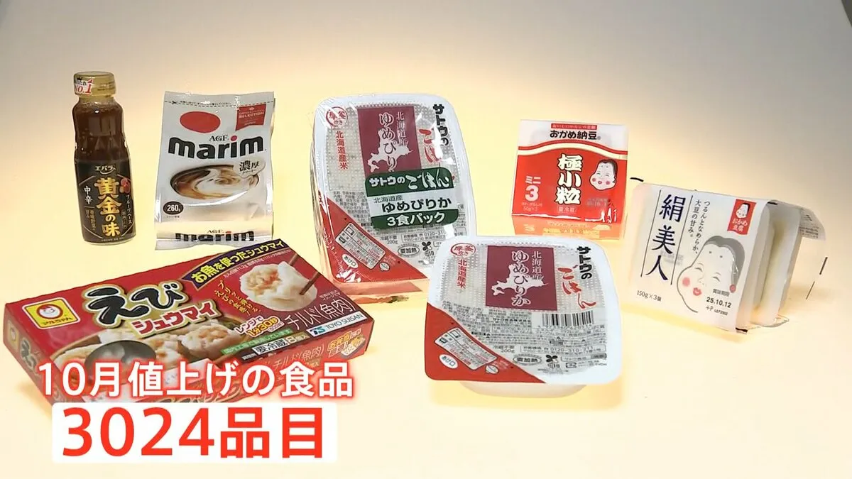 10月3000品目超の“値上げラッシュ”　ペットボトル200円時代に 電気・ガス代も値上げ　一方あえて“値下げ”の企業も…