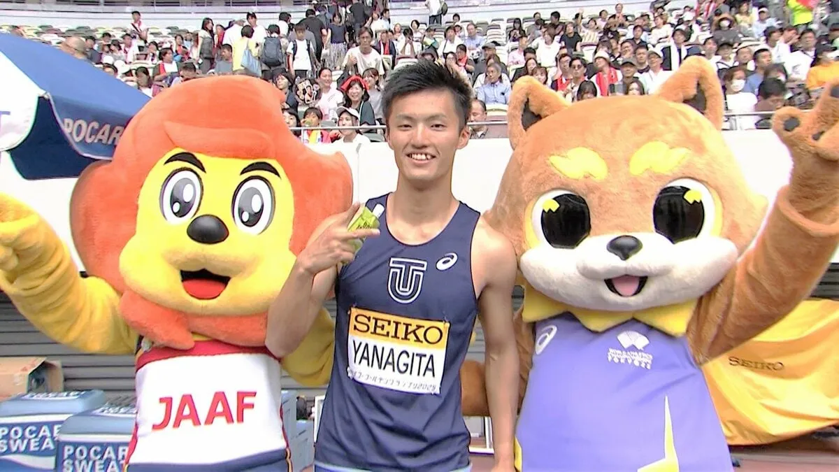 男子100m 栁田大輝が10秒06で優勝！19年世陸金のコールマンらに競り勝つ、国立に歓声響く【陸上セイコーGGP】
