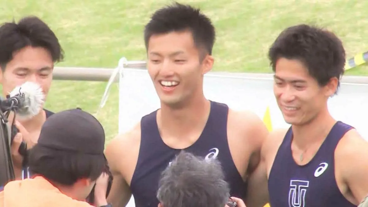 男子100m 栁田大輝、決勝で4.5mの追い風参考ながら9秒95！2年ぶり3度目の関東インカレ制覇