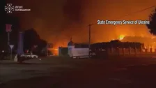 ウクライナの首都キーウ近郊にロシア軍の無人機攻撃　倉庫が爆発し少なくとも37人死亡