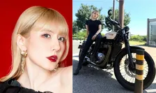 【 玉置成実 】　愛車のバイクでツーリング　「大洗・九十九里と楽しんできました」「とろけるような海鮮丼も頂いて充実した1日でした」