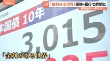 長期金利が3％突破で「金利のある世界」へ　生命保険は貯蓄型保険で勝負　大手銀行は預金獲得へ活発な動き