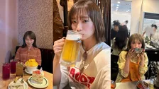 【 秋元真夏 】　プライベート感あふれる最新ショット多数披露　韓国旅から家族で見た虹まで「たくさん載せてくれてありがとう」