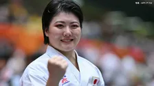 空手・初出場の尾野真歩が金メダル！ 日本女子金メダル第1号　女子個人形で表彰台【アジア大会】