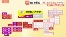 今年最多12県に「熱中症警戒アラート」 都内では午後3時までに12人が熱中症の疑いで救急搬送　あす（13日）11県に「熱中症警戒アラート」発表　警戒呼びかけ