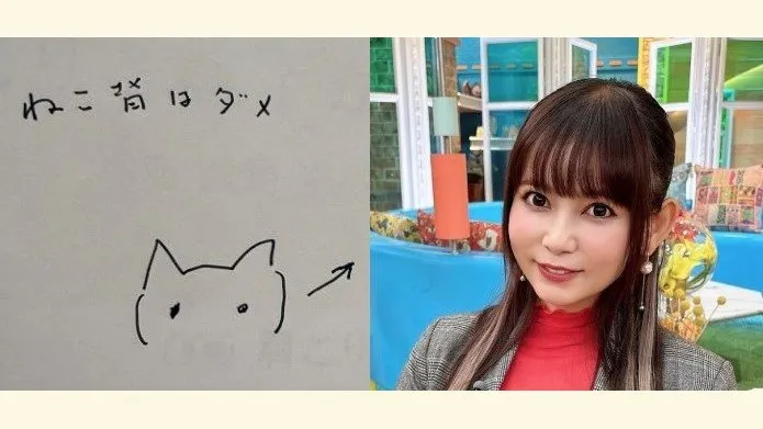 中川翔子さん「ぎっくり首」医師からの注意書きは手書きの猫イラスト「かわいい」フォロワーから気遣いの声