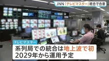 TBSをキー局とするJNN28局「テレビマスター」統合へ 地上波で初　大規模災害発生時に迅速な放送対応が可能に