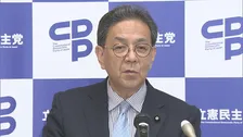 立憲・水岡代表「非常に残念だがやむを得ない」 皇室典範改正案、中道の賛成に