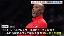 米プロバスケNBAの選手・監督ら30人以上を逮捕 違法賭博に関与か 「けがを装って途中退場」など