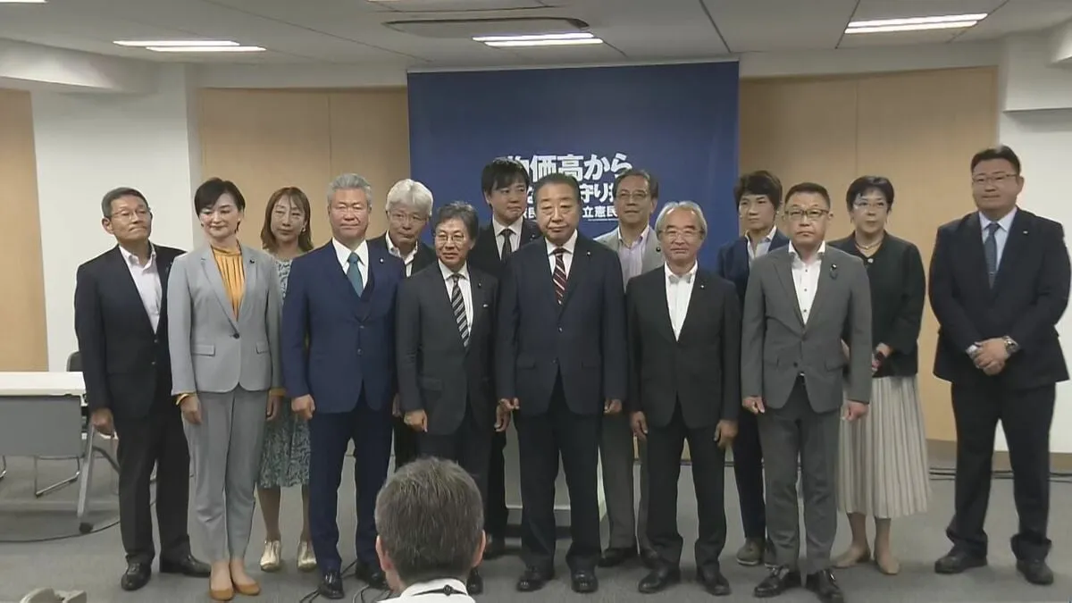 【速報】立憲民主党が新執行部を発足　幹事長に安住氏、当選2回の若手議員3人を幹部に抜擢