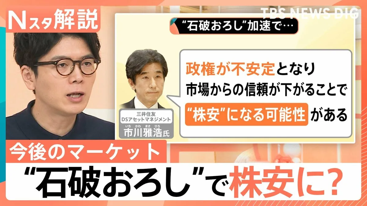 “石破おろし”で株安に？参院選与党大敗でも…マーケット反応は“限定的”だったワケ “カギ握る”日米関税交渉【Nスタ解説】