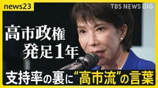 高市政権発足1年　高支持率を支える“高市流の言葉”　発信力が一転…諸刃の剣にも 問われる2年目の真価【news23】