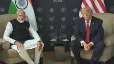 トランプ大統領　インドのモディ首相と首脳会談　貿易協定などをめぐり協議
